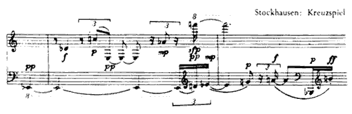 Stockhausen: Kreuzspiel